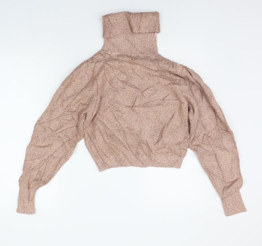 MING Womens Beige Pullover Jumper Size S