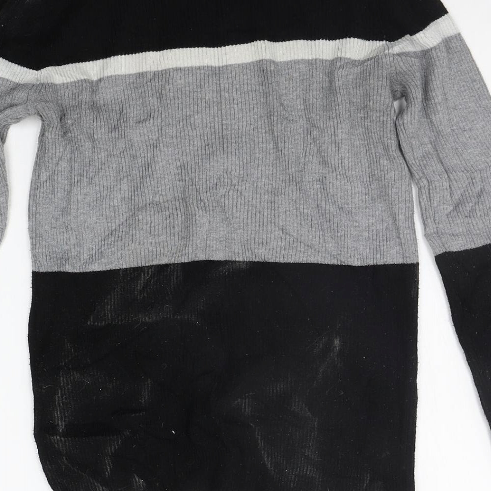 Womens UK Size 10 Papaya Grey Pullover Jumper