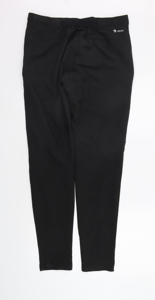 Regetta Womens Black Jogger Trousers Size 32 in L28 in - Elastic Waist Band