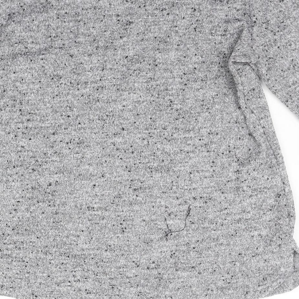 Womens UK Size 10 New Look Grey Pullover Jumper
