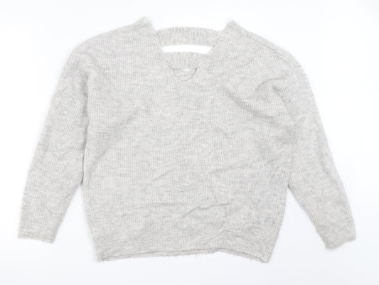 F&F Womens Grey Pullover Jumper Size 14