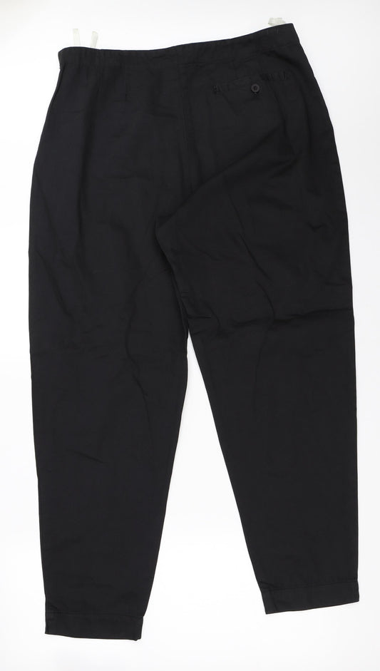 West Lake Womens Black Trousers Size 18 L29 in