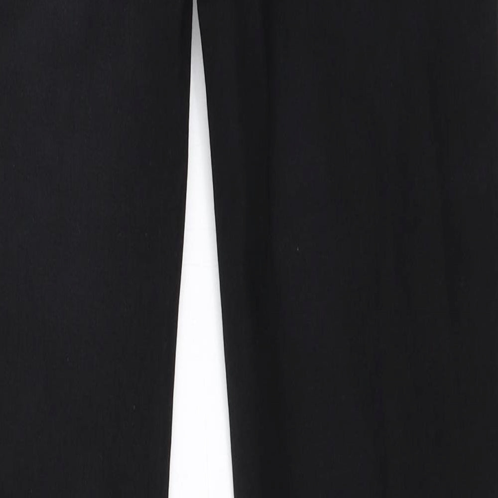 Womens UK Size 28 in Sunbird Regular Fit Straight Black Jeans