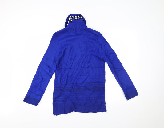 Envy Womens Blue Pullover Jumper Size M