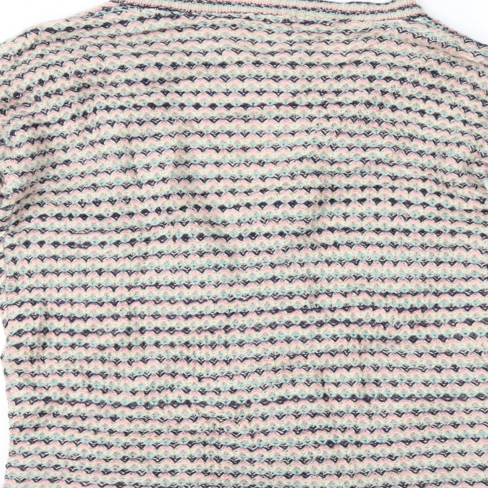 Womens UK Size L Internacionale Multicoloured Cardigan Jumper