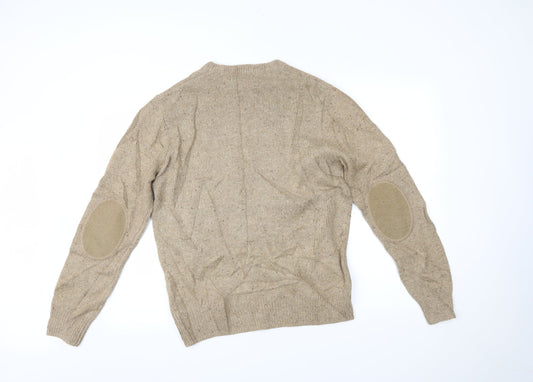 Primark Mens Beige   Pullover Jumper Size S