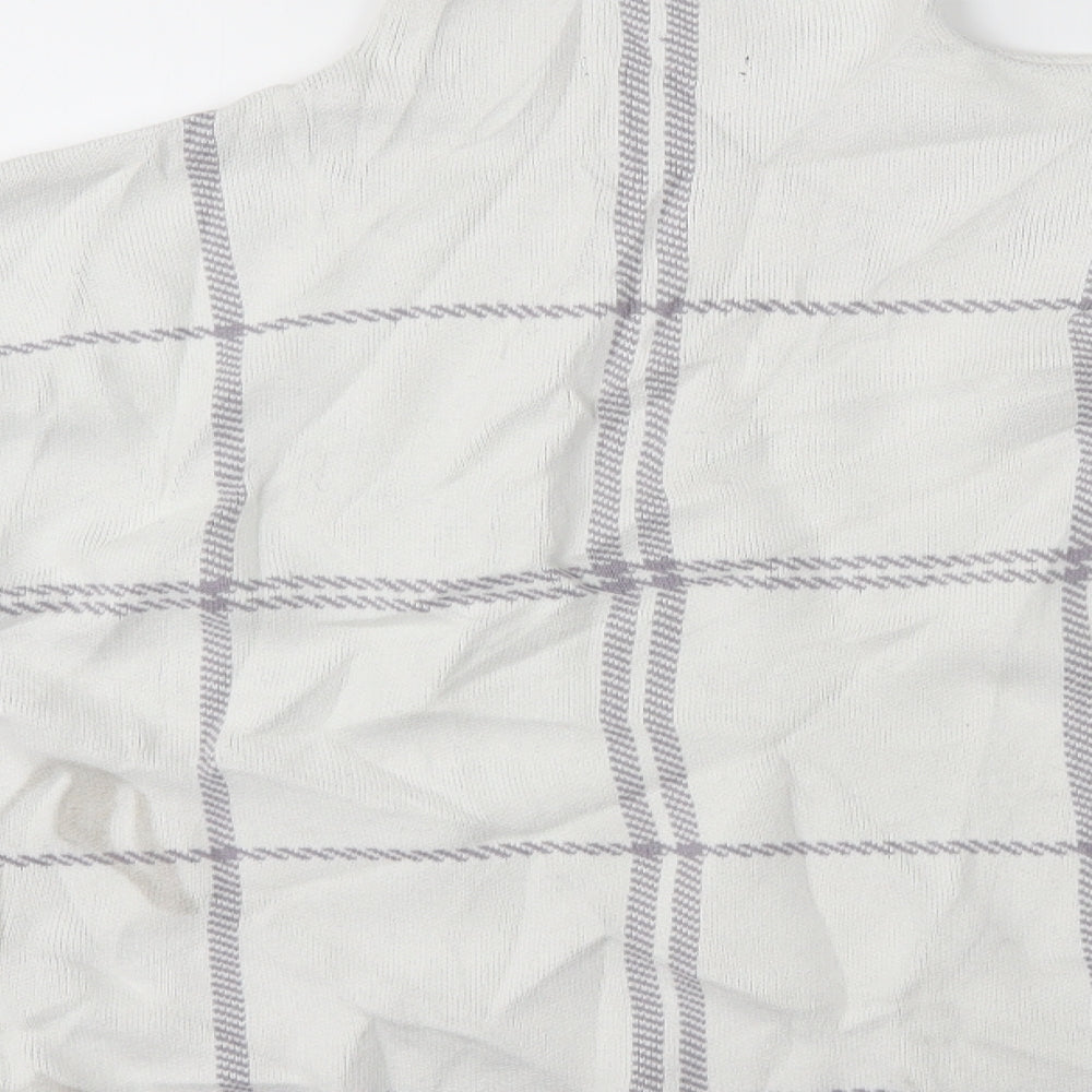 Womens UK Size M New Look White Pullover Jumper