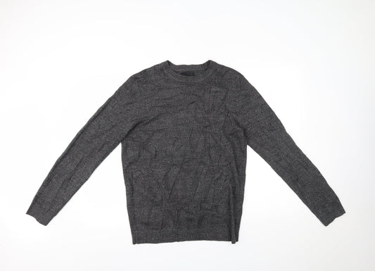 Mens UK Size S ASOS Grey Pullover Jumper