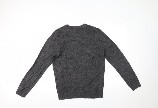 ASOS Mens Grey Pullover Jumper Size S