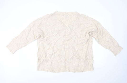 Primark Womens Beige Pullover Jumper Size L