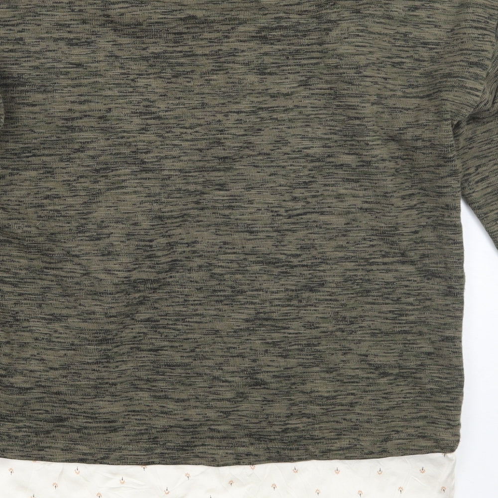 Womens UK Size 14 Marks and Spencer Green Pullover Jumper