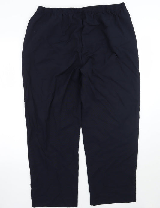 BM Womens Blue Trousers Size 18 L26 in