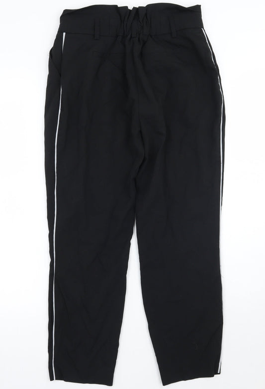 Womens UK Size 10 Dorothy Perkins Regular Fit Black Trousers