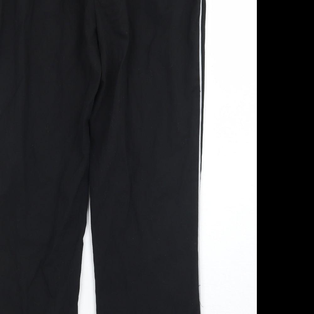 Womens UK Size 10 Dorothy Perkins Regular Fit Black Trousers