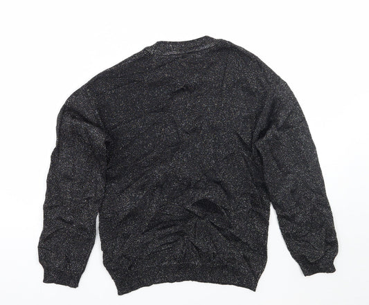 John Lewis Girls Black Pullover Jumper Size 8 Years