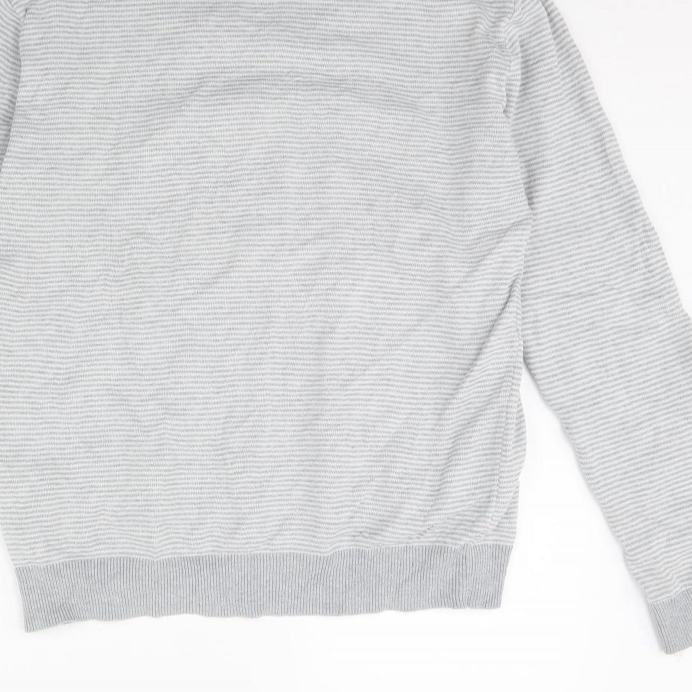 Womens UK Size M River Island Grey Pullover Jumper