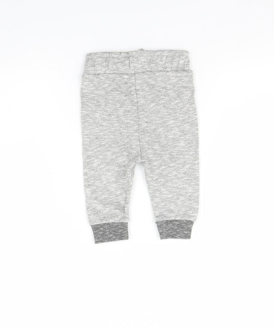 Nutmeg Baby Grey Jogger Trousers Size 6-9 Months