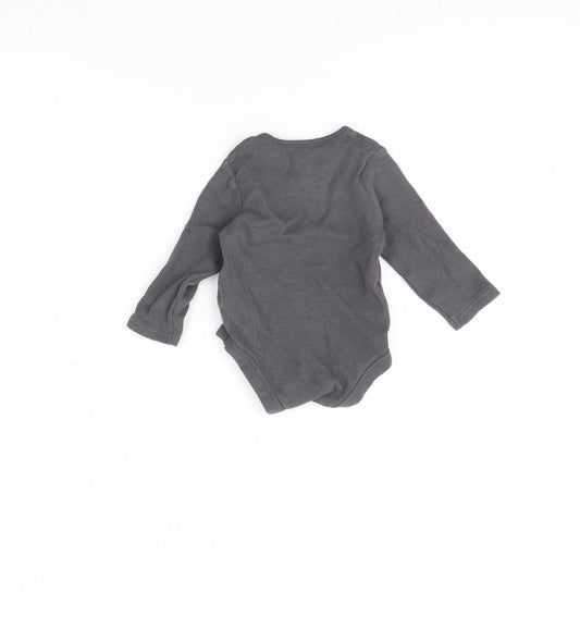 TU Baby Grey Babygrow One-Piece Size 3-6 Months