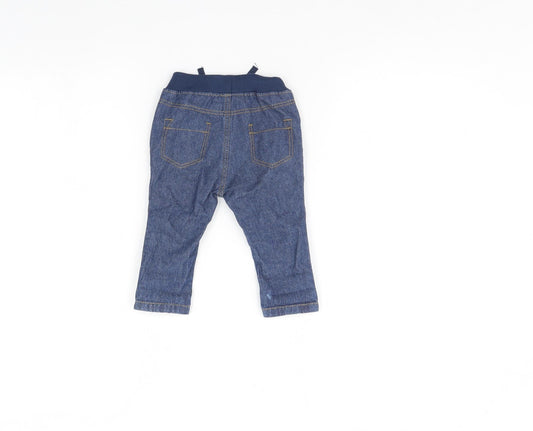 George Baby Blue Denim Capri Jeans Size 3-6 Months