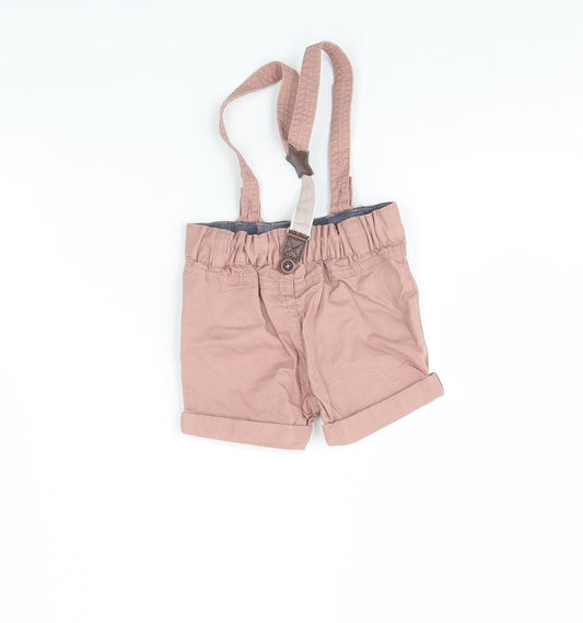 F&F Girls Pink Dungaree One-Piece Size 3-6 Months