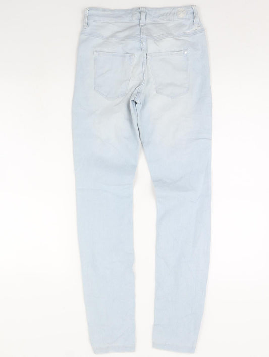 Womens UK Size 26 in Preworn Regular Fit Skinny Blue Jeans