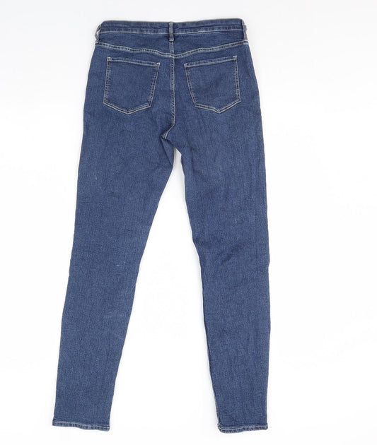Preworn Girls Blue Denim Skinny Jeans Size 14 Years