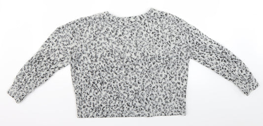 Primark Womens Grey Knit Pullover Jumper Size 10