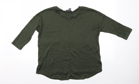 Primark Womens Green Pullover Jumper Size S - Primark