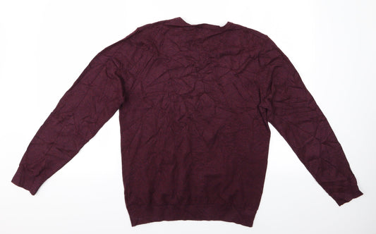NEXT Mens Purple Pullover Jumper Size M - Next Jumper