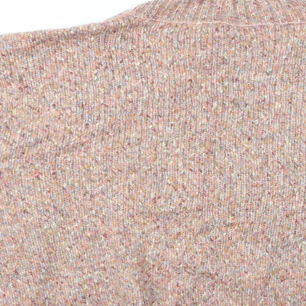 Womens UK Size L New Look Pink Pullover Jumper