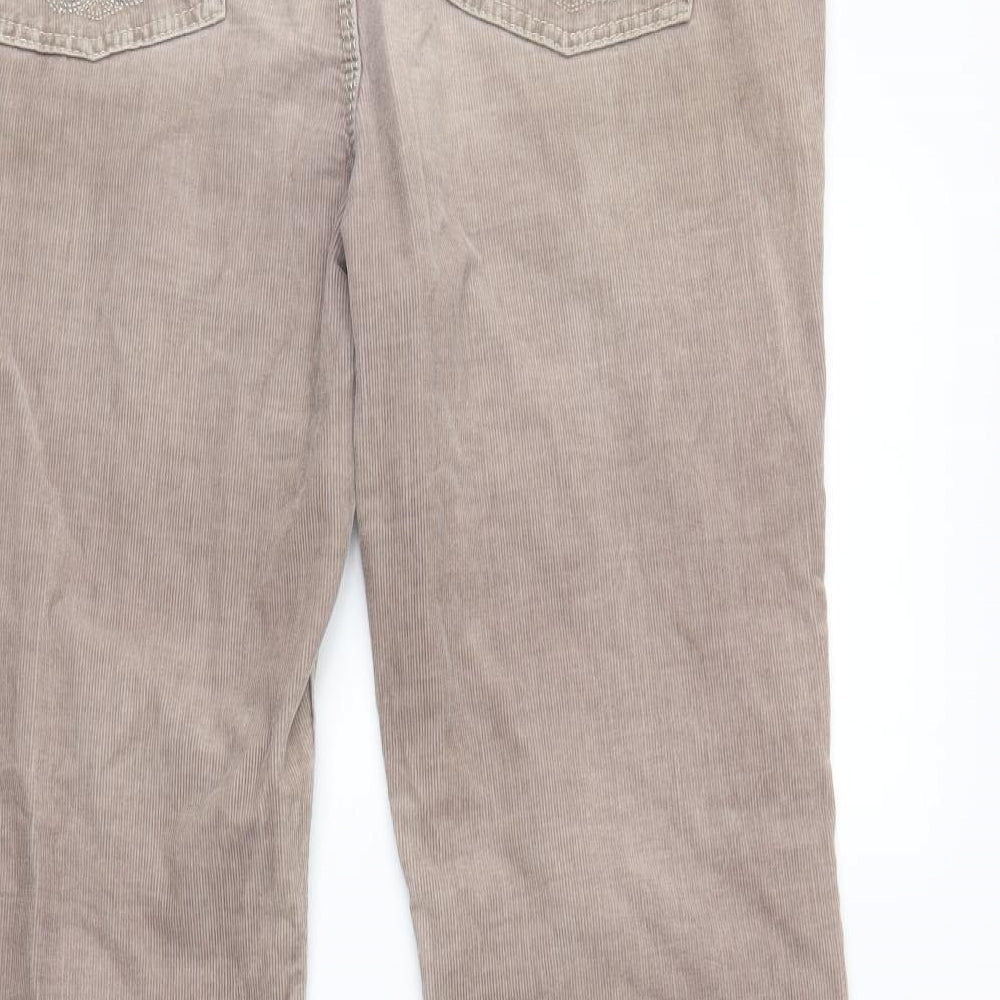 M&S Womens Purple Straight Jeans Size M L30 in