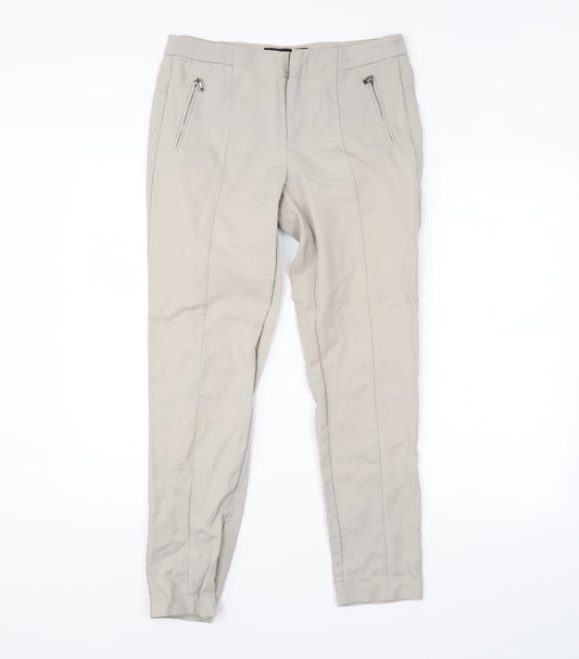 RESERVED Womens Brown Trousers Size 10 L30 in