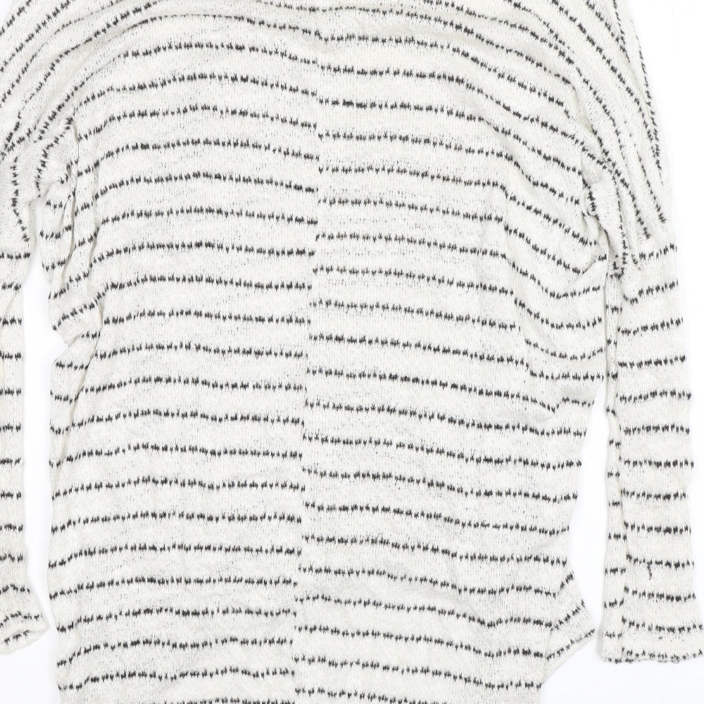 Womens UK Size 8 River Island White Pullover Jumper