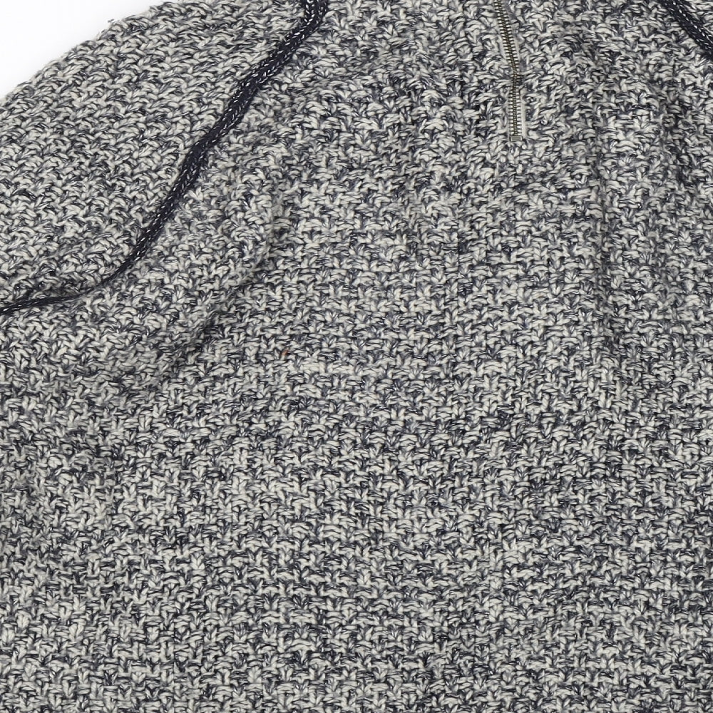 Womens UK Size 14 M&S Blue Pullover Jumper