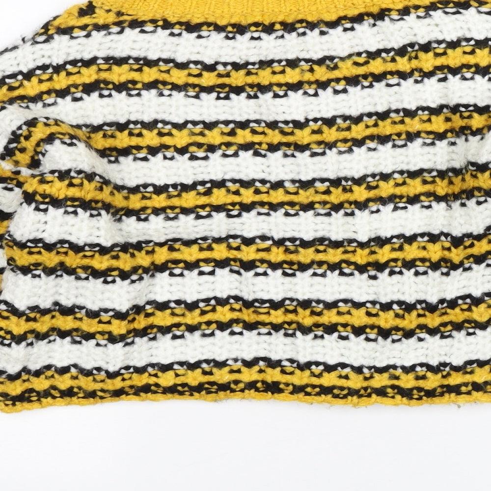 Womens UK Size 6 Topshop Yellow Pullover Jumper