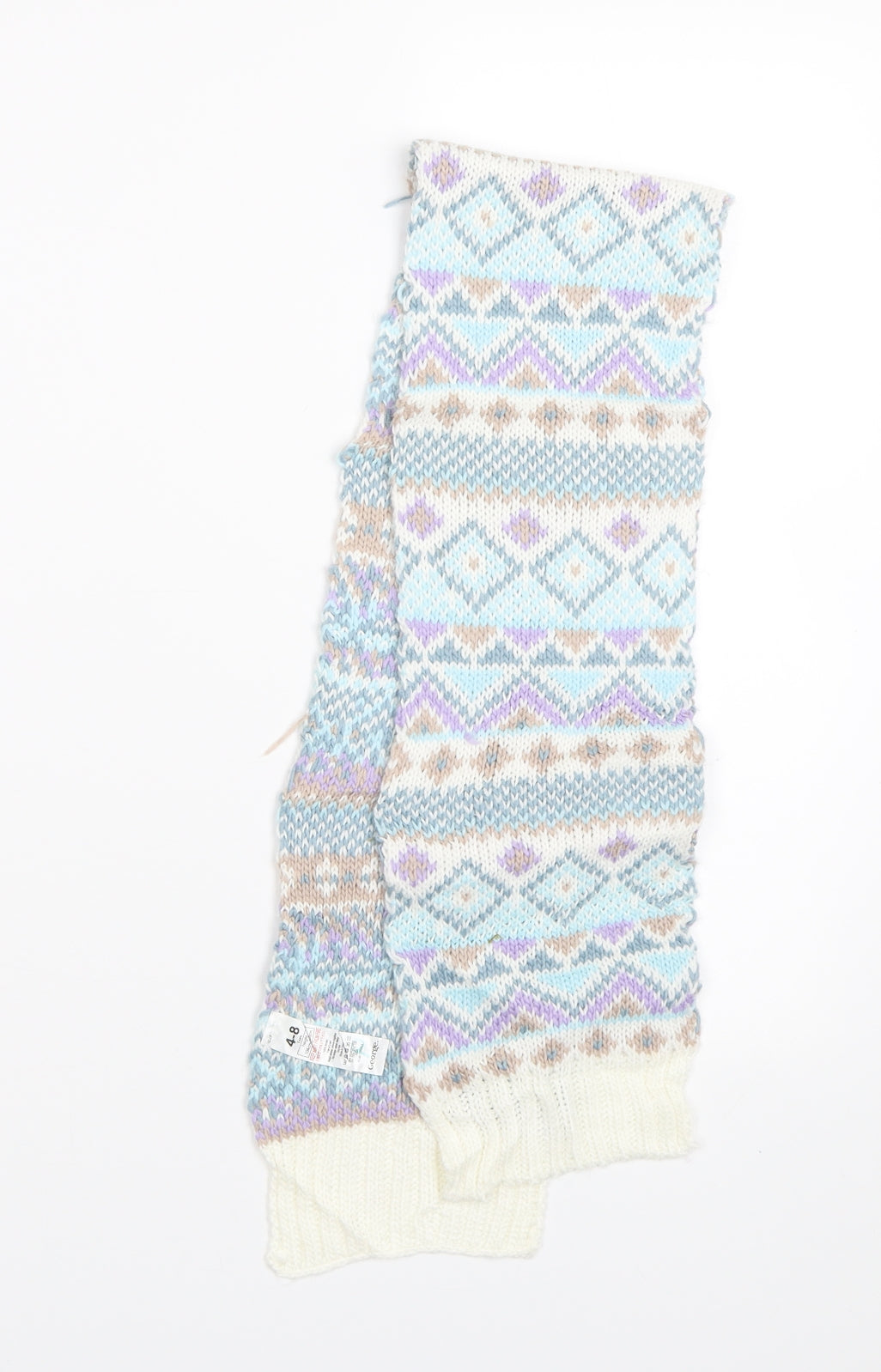 Front view of George unisex blue scarf scarves & wraps one size - ages 4-8
