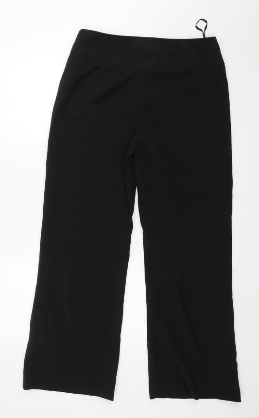Debenhams Womens Black Dress Pants Trousers Size 14 L29 in
