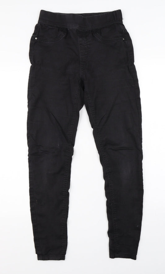 Tu Womens Black Denim Jegging Jeans Size 8 L26 in