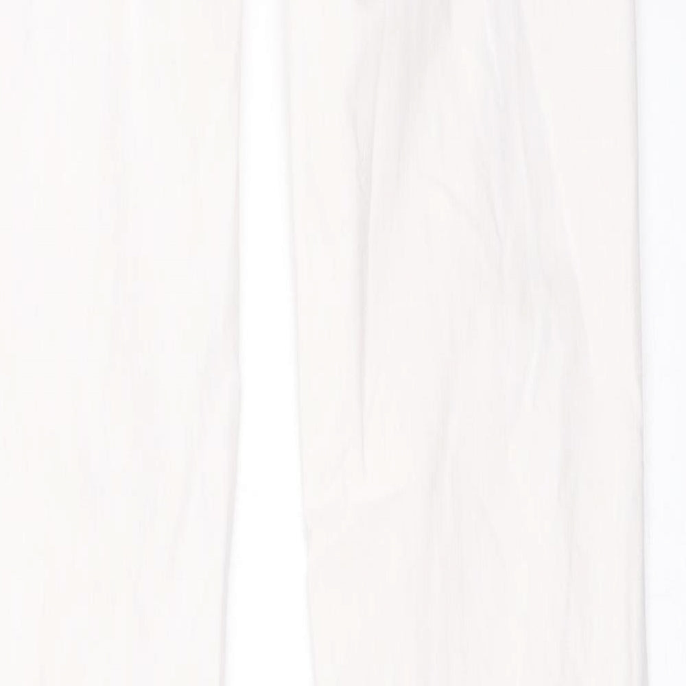 FC Jeans Womens White  Denim Skinny Jeans Size 12 L32 in