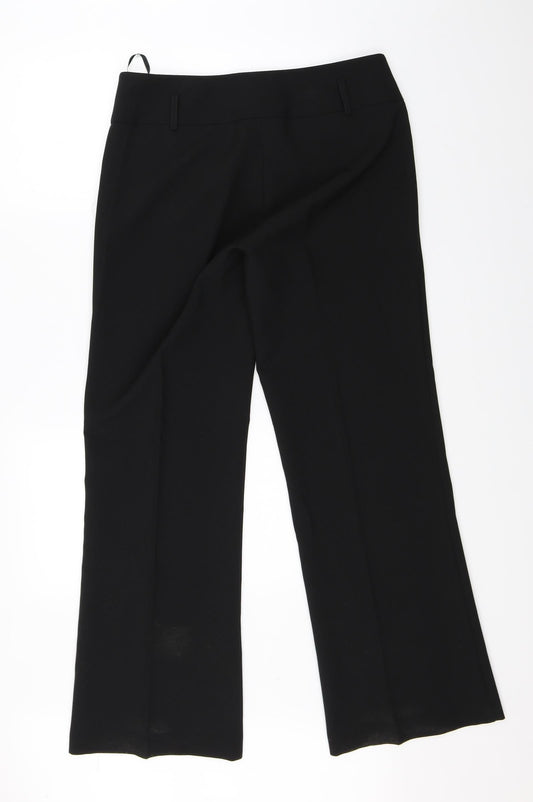 New Look Womens Black Dress Pants Trousers Size 12 L30 in