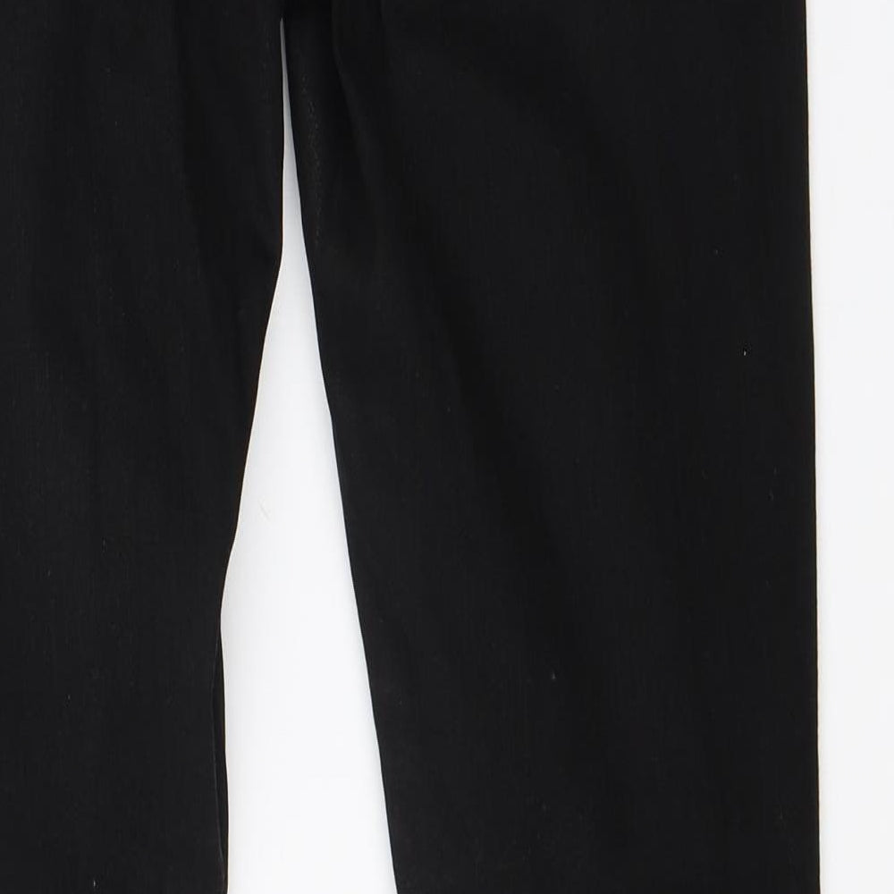 Denim Co Womens Black Denim Straight Jeans Size 12 L30 in