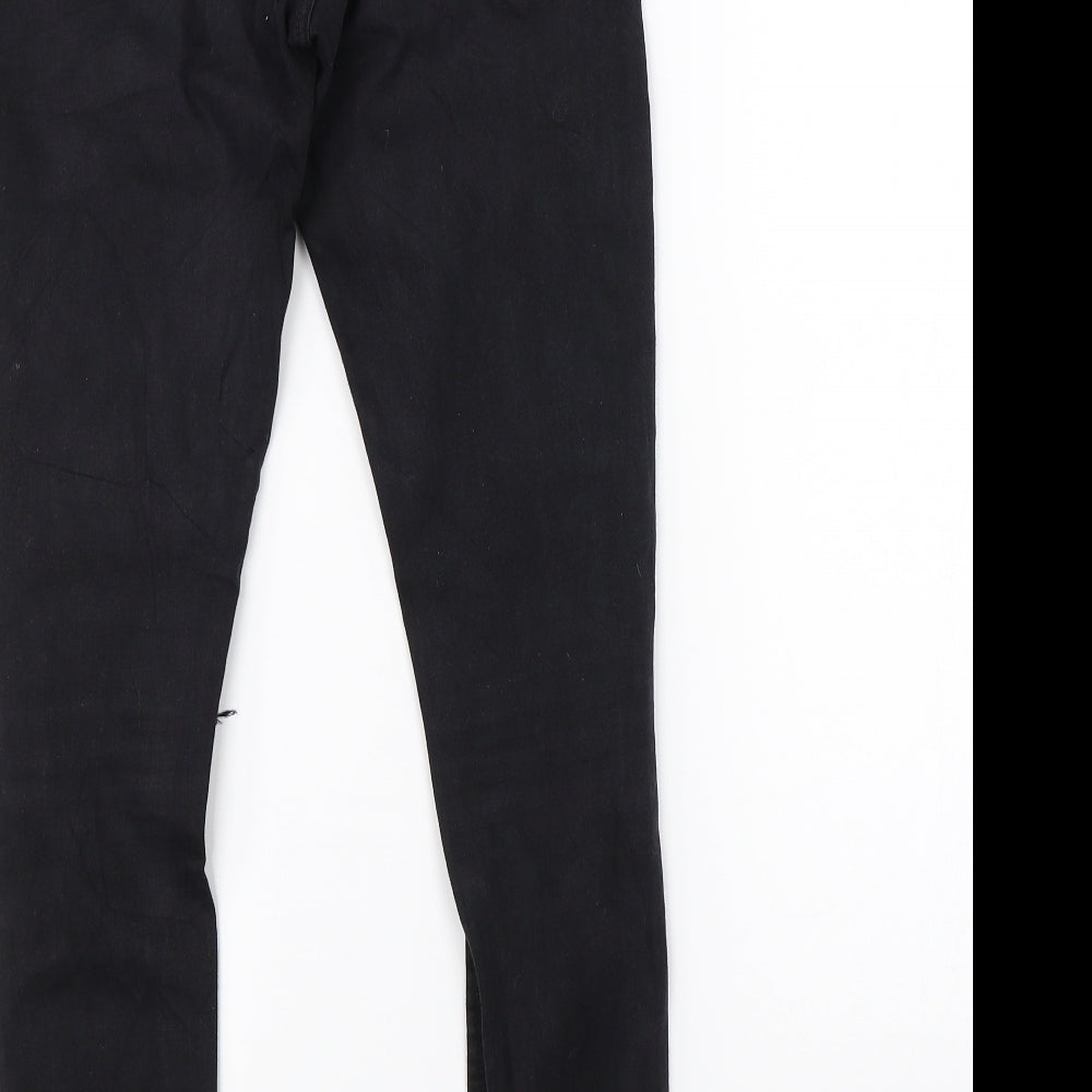 Pull & Bear Womens Black  Denim Skinny Jeans Size 10 L27 in