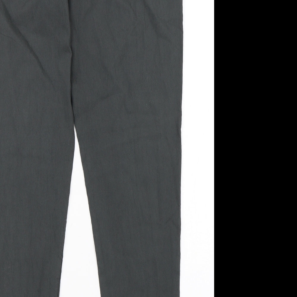 Womens UK Size 10 Preworn Regular Fit Grey Trousers