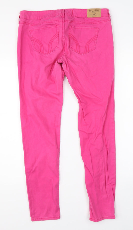 Hollister Womens Pink Denim Straight Jeans Size 28 in L28 in