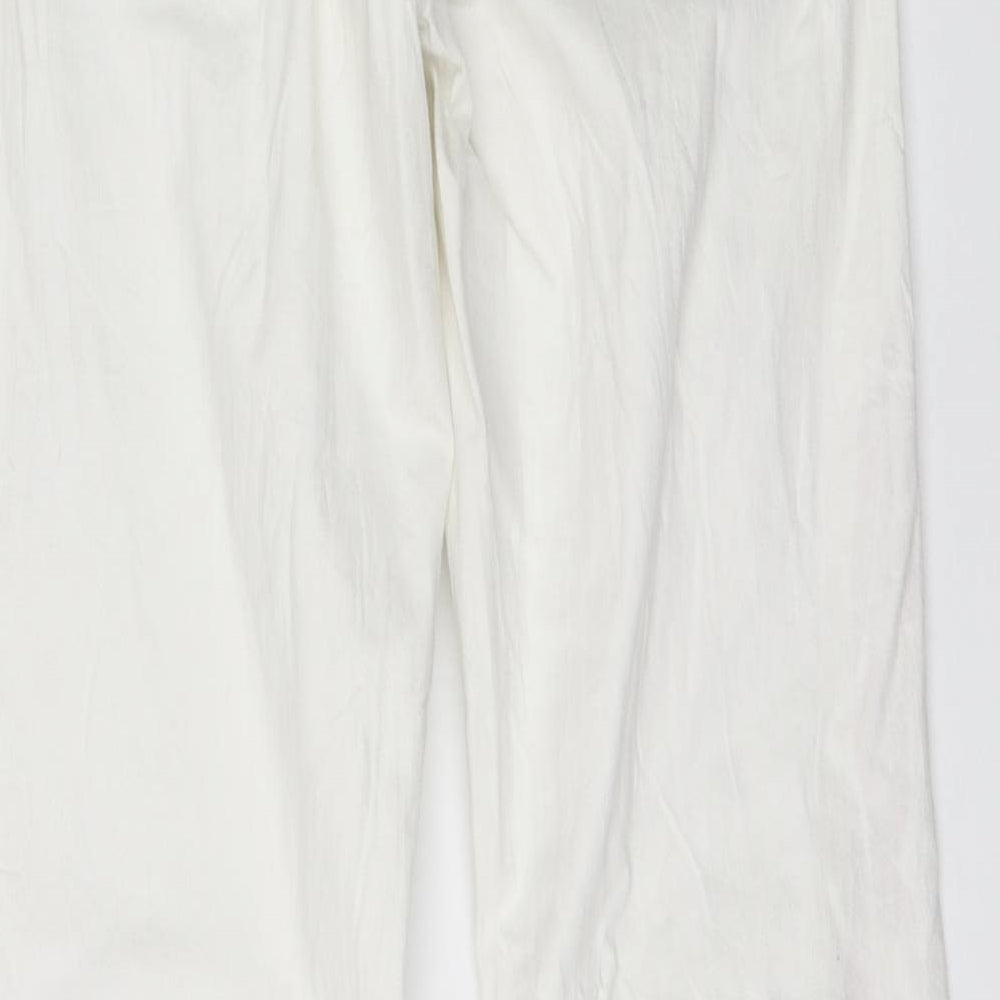 Coatie Womens White Denim Straight Jeans Size 32 in L32 in