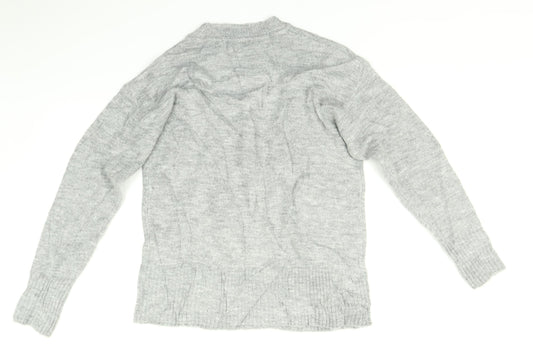 Dorothy Perkins Womens Grey Pullover Jumper Size 10