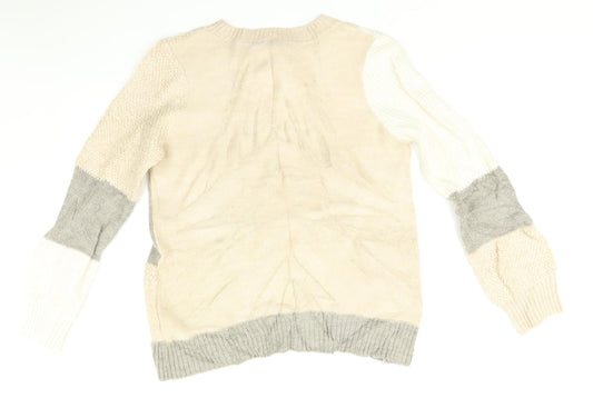 Womens UK Size 12 M&Co Multicoloured Pullover Jumper
