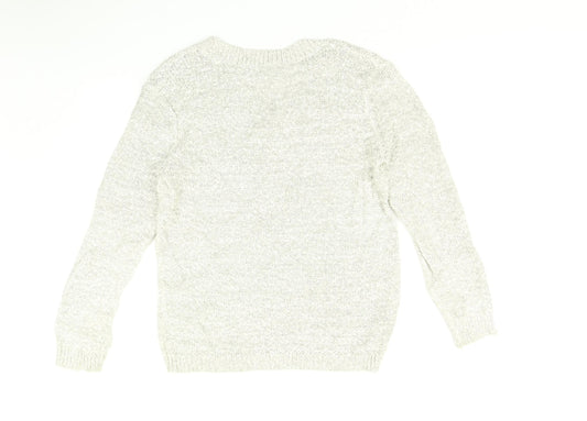 mark and spencers Womens Grey Pullover Jumper Size 12