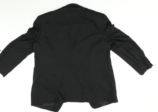Mens UK Size L WILVORST Regular Black Suit Jacket