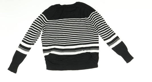 Womens UK Size S Zara Multicoloured Pullover Jumper